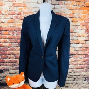 J Crew 1035 fitted bi stretch Italian navy blue 10